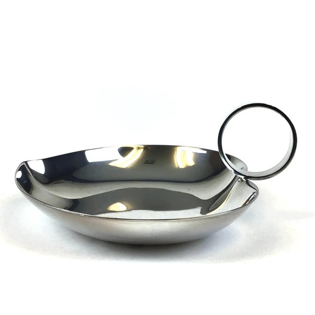 English Vintage 1960s Quadruple Silver Plate Nut Dish or Trinket Dish For Sale - Image 3 of 8