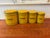 Early 20th Century Bright Yellow Enamel Flour, Sugar, Coffee & Tea Kitchen Canisters – Set of 4 For Sale - Image 17 of 17