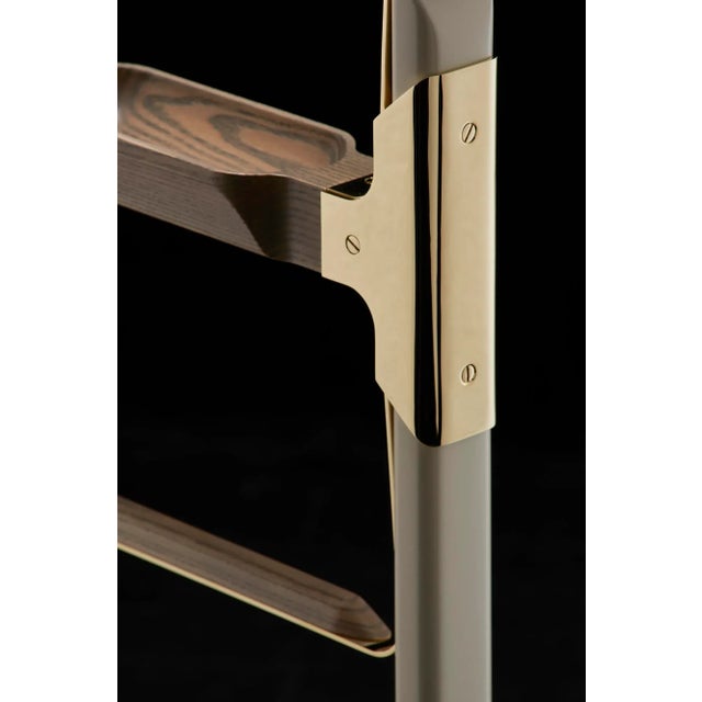 Gray Off-White Permanent Style Valet Stand by Honorific For Sale - Image 8 of 10