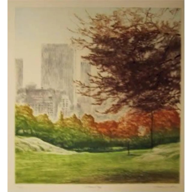 Autumn Haze Kidder, Harvey Year: 1977 Etching with Aquatint, signed and numbered in pencil Edition: 150 Size: 30 x 22 in....