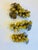 This set of 3 alabaster grapes was made in the 60’s All the grapes were hand carved There are copper foil leaves and stems...