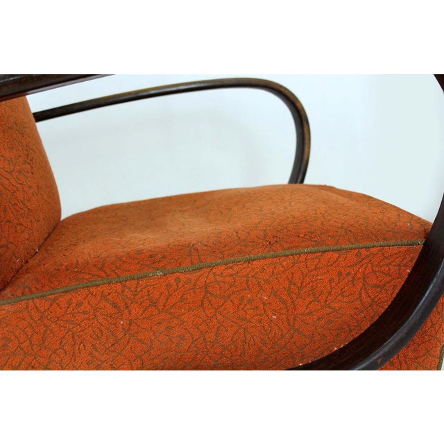 Czech Bentwood Lounge Chairs by Jindřich Halabala for Up Závody, 1950s, Set of 2 For Sale - Image 15 of 18