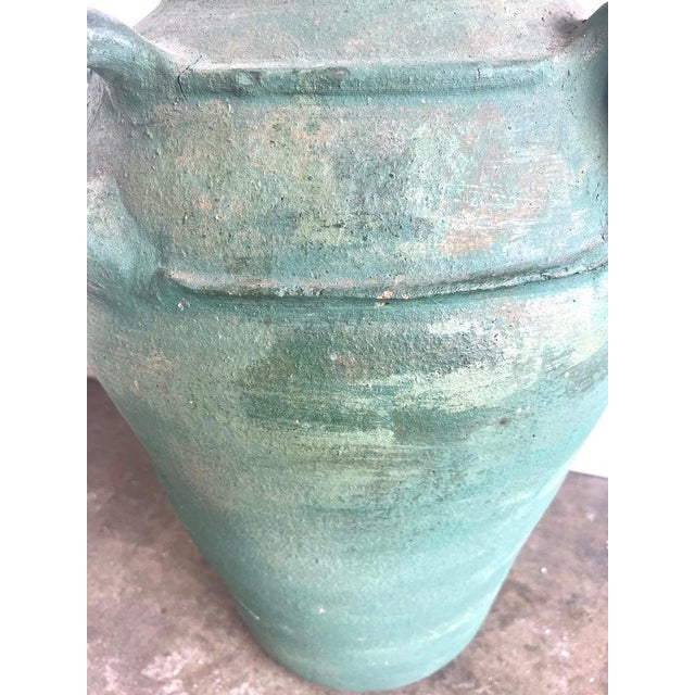 Distressed Italian Ceramic Urns, Glazed Finish, 1930s Roman Style For Sale - Image 16 of 17