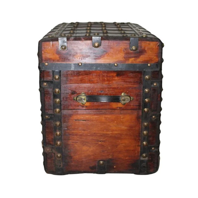 19th Century Travelling Trunk by p.j. Botto & Co. For Sale In San Francisco - Image 6 of 11