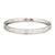 1910s Art Deco .30ctw Diamond Bangle Bracelet, 14k White Gold, Length 7 Inches For Sale - Image 4 of 6