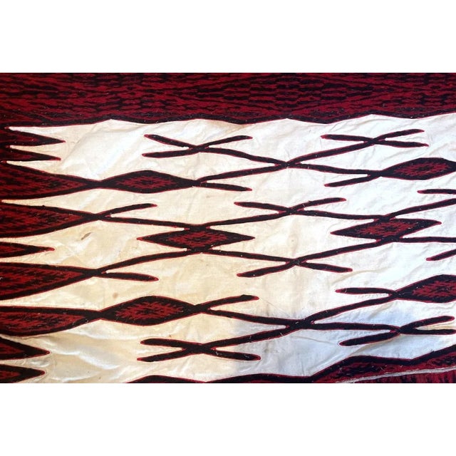 Red Ceremonial Cape Textile Art from Miao People For Sale - Image 8 of 13