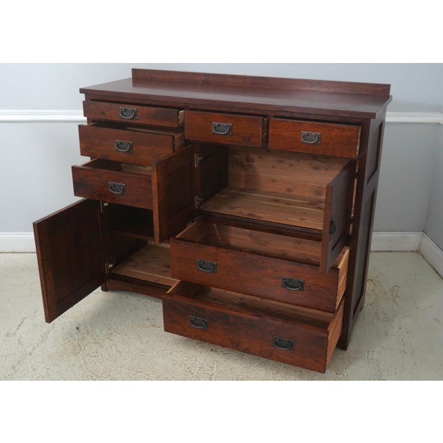 Mission Michaels Mission Style Cherry Mule Dresser For Sale - Image 3 of 18