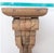 Beige Restoration Hardware (Rh) Classical Reclaimed Teak Corbel Glass Desk & Console Table For Sale - Image 8 of 8