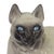 1960s Italian Hand-Glazed Terracotta Siamese Cat Figurine, 9.5", C. 1965–1975 For Sale - Image 5 of 11