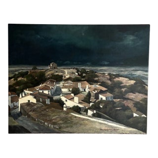 Giclee Print of the Portuguese Village Portimao For Sale