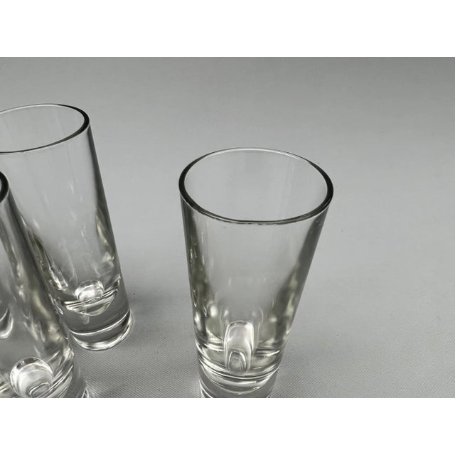 1980s Set of 8 Carlo Moretti Vintage Postmodern Heavy Drinking Glasses Italy For Sale - Image 11 of 11