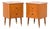 Mid-Century Danish Teak Nightstands, 1950s, Set of 2 For Sale