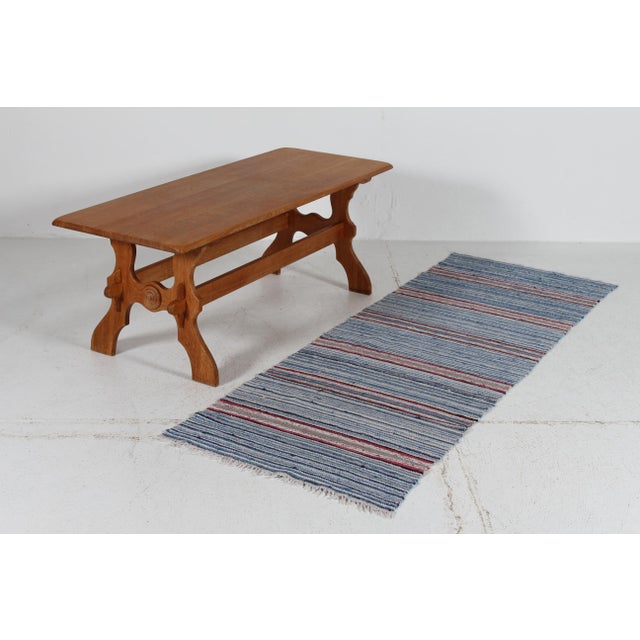 Danish Brutalist Coffee Table in Oak by Axel Einar Hjorth, 1940 For Sale - Image 11 of 12