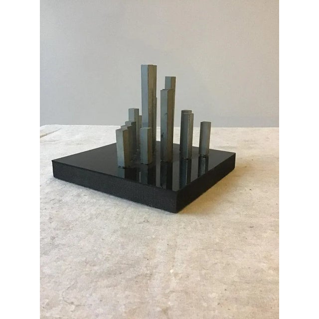 Metal 1960s Skyline Sculpture For Sale - Image 7 of 12
