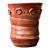 Vintage Studio Pottery Textured Ceramic Vase For Sale