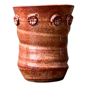 Vintage Studio Pottery Textured Ceramic Vase