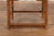 Brown Antique Wooden Chair with Slightly Arched Back For Sale - Image 8 of 12