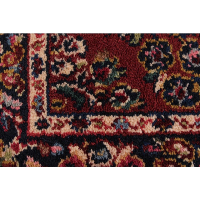 1980s Karastan Red Sarouk Approx: 2’6” X 4’3” Area Rug For Sale - Image 5 of 14