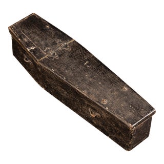 Antique Miniature i.o.o.f. Coffin Lodge Box For Sale