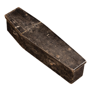 Antique Miniature i.o.o.f. Coffin Lodge Box