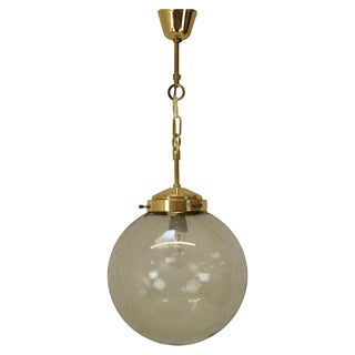 Large Vintage Glass Pendant from Kamenicky Senov, 1970s For Sale