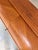 Teak Semi-Circular Secretary Desk with Lock, Denmark, 1950s For Sale - Image 4 of 11