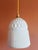 Vintage White Glass Pendant Lights, 1990s, Set of 2 For Sale - Image 4 of 10