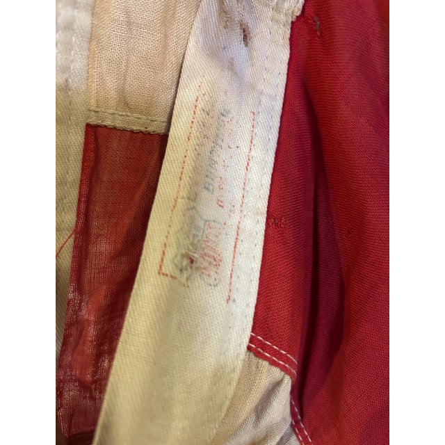 Early 1900's 13 star bunting, Revolutionary War, large star center. Battle of Cowpens style. Very scarce. Partially...