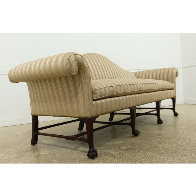 Kindel Irish Ball & Claw Mahogany Sofa Chairish