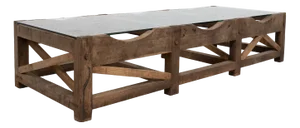 Large Primitive Coffee Table, 1900s