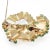 Gold Vintage Andrew Grima Attributed 18 Karat Gold, Emerald, & Diamond Modernist Brooch For Sale - Image 8 of 12