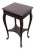 Vintage Mahogany Drinks Accent Side Table With Wood Gallery For Sale
