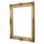 Large gilded vintage pine frame with a beautiful patina of age, entirely in the Baroque style, decorated with acanthus...