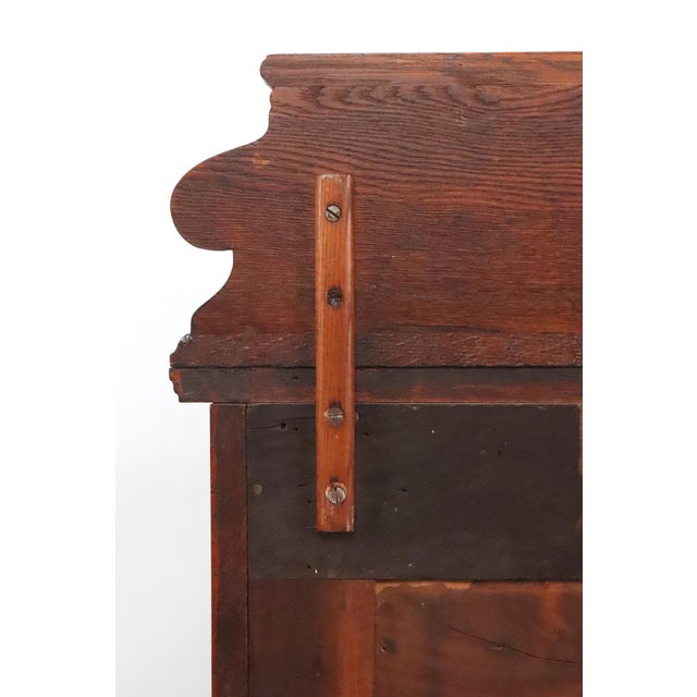 Antique Quarter Sawn Oak Highboy Dresser For Sale - Image 16 of 16