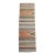 1970s Vintage Handmade Wool Cotton Terracotta Runner Rug For Sale