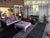 A striking and exceptionally uncommon 1950s Asian Modern sofa and lounge chair suite in the style of James Mont, featuring...