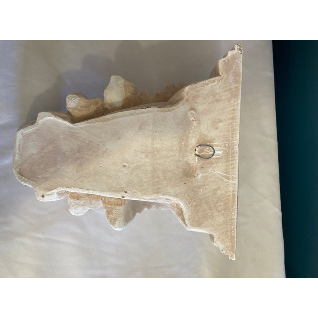 Vintage Concrete Wall Shelves Pair With Acanthus Detail For Sale - Image 13 of 13