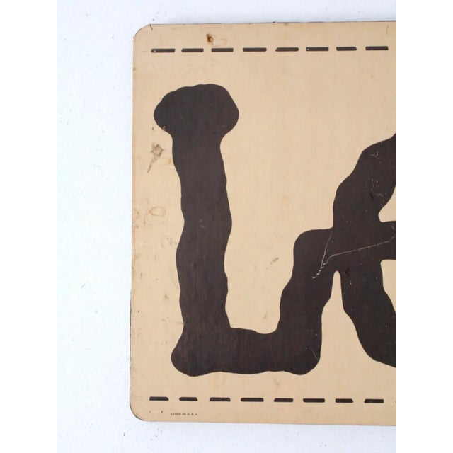 American Vintage Lee Logo Ad Sign For Sale - Image 3 of 9