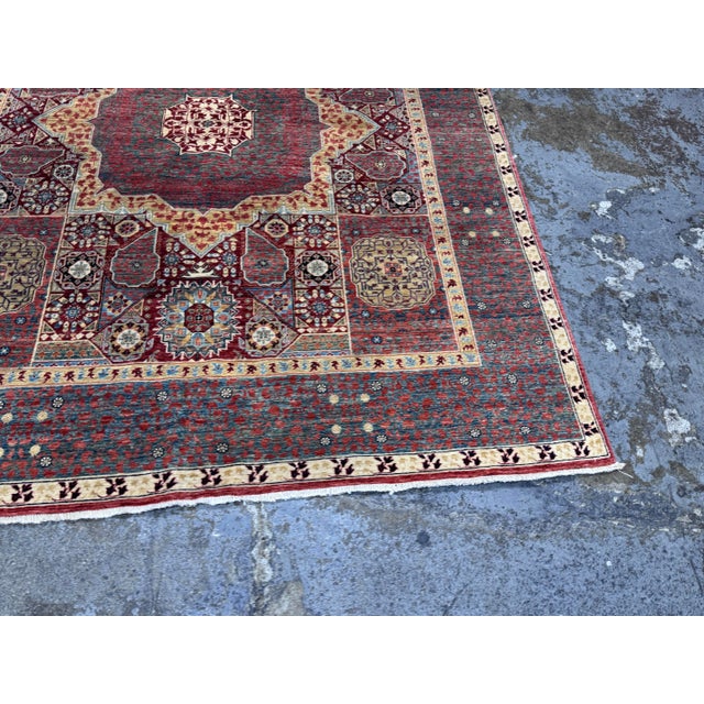 6ft 6in × 8ft 4in Gallery Ephesus Mamluk Area Rug For Sale - Image 11 of 12