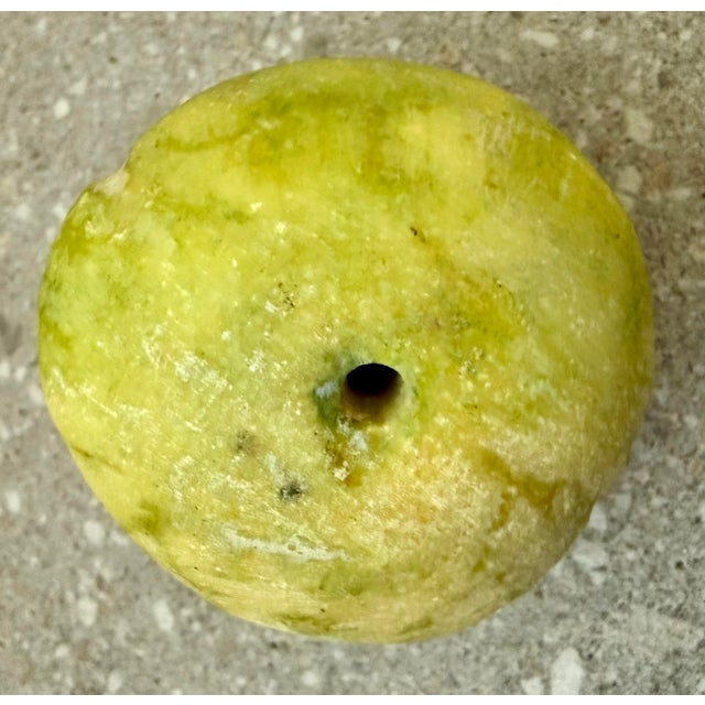 Stone Vintage Italian Alabaster Stone Fruit Collection of 9 For Sale - Image 7 of 12