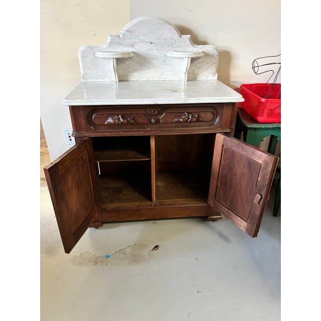 Antique 19th Century Victorian Marble Washstand For Sale - Image 10 of 11