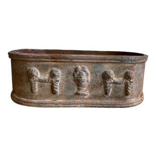 Early 20th Century French Style Cast Iron Planter For Sale