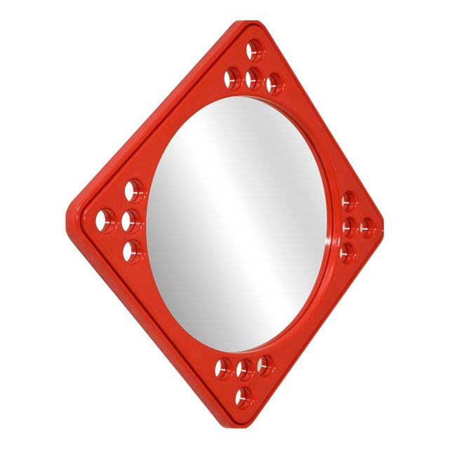 Scandinavian Mirror from Makiesen Kuvastin Oy, 1970s For Sale