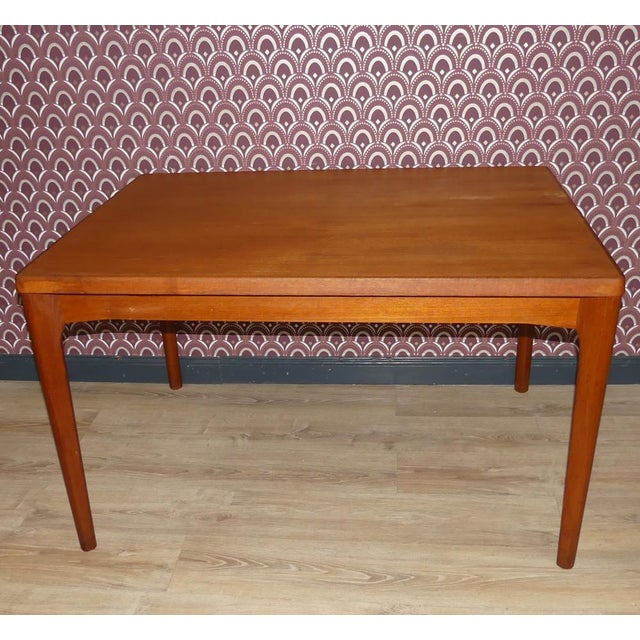 Teak Extendable Dining Table by Henning Kjaernulf for Vejle Stole & Møbelfabrik For Sale - Image 5 of 18