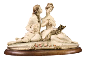 Ceramic Figurine by B. Merli for Capodimonte, 1981