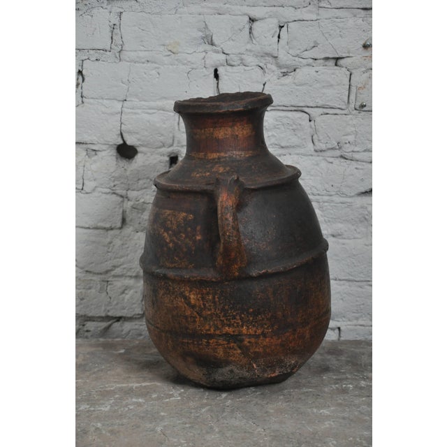 Sculpture Materials Late 19th Century Primitive Spanish Clay Pot For Sale - Image 7 of 12