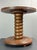 Charles Dudouyt Chunky Low Turned Wood Brutalist Side Table in the style of Charles Dudouyt, 1950s For Sale - Image 4 of 17