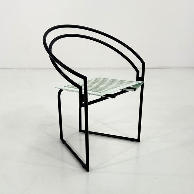 Black & Mint La Tonda Chair by Mario Botta for Alias, 1980s For Sale - Image 12 of 12