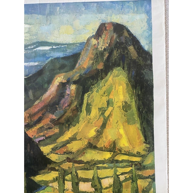 Pyrenees Poster from Gerard Calbet, 1950s For Sale - Image 4 of 15