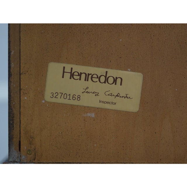 Henredon Aston Court Burl Walnut 9 Drawer Highboy Chest For Sale - Image 15 of 16